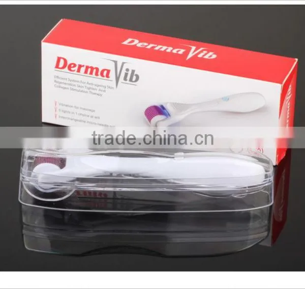 540 Needles LED Derma Roller LED Vibrating Medical Derma Roller Micro Needle Meso System Beauty Skin Roller photo-3