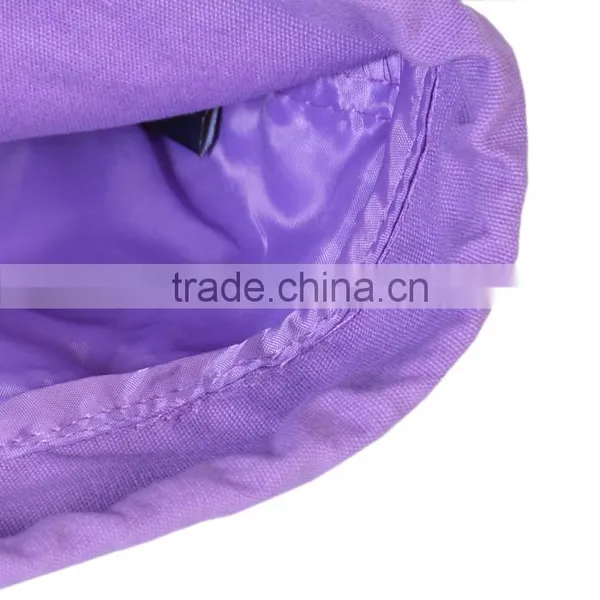 Wholesale Promotional Blank 100% Cotton Canvas Drawstring Backpack photo-6