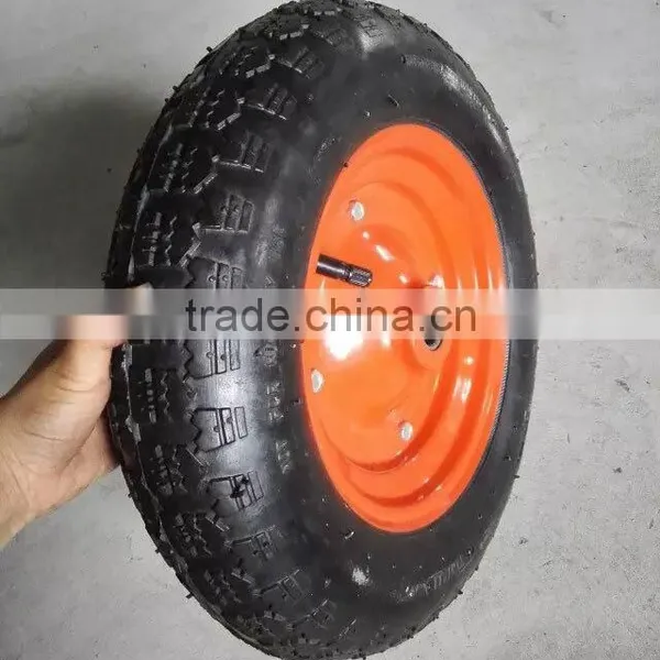 3.50-8 PU Tubeless Tyres Small Balata Wheel photo-6