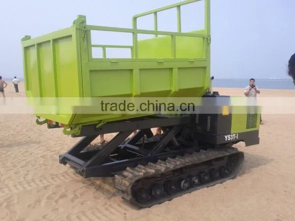 Full Rubber Dumper Self Dumping Crawler Dumper Made in China photo-3