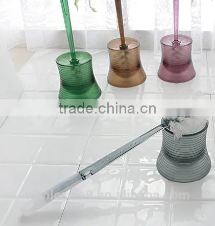 2016 Newest High Quality Crystal Cleaning Plastic Toilet Brush Holder photo-3