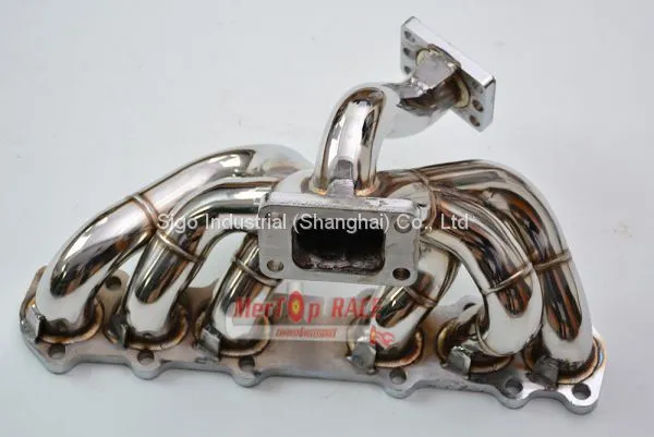 Mertop Top Mount T3 Turbo Manifold For Toyota Supra 1JZGTE 1JZ JZA70 MK3 1989-1993 photo-5