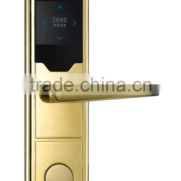 New Designed Touch Screen Safe Intelligent Door Lock With Steel Handle photo-5