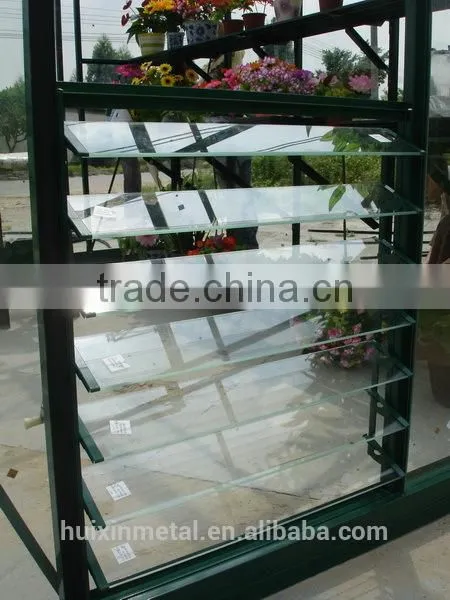 Online Shop - Greenhouse Aluminum Window Blind / Louver With Glass or Polycarbonate Sheet photo-2
