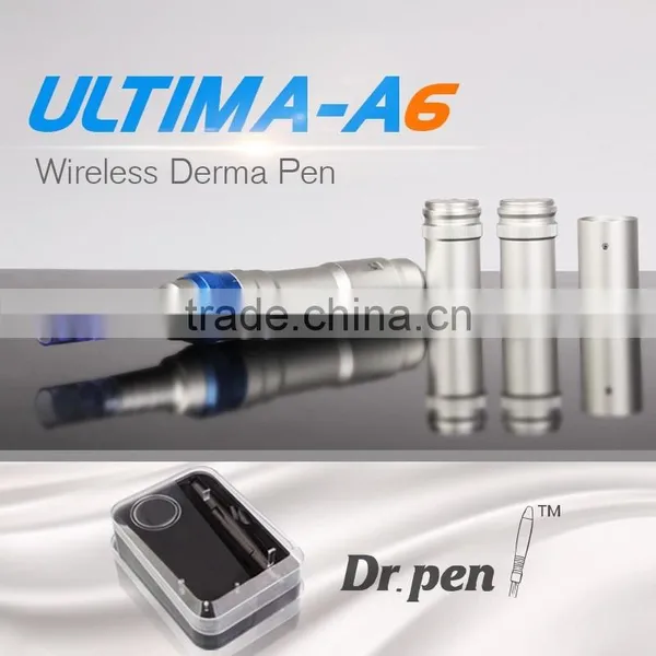 2017 Newest Rechargeable Microneedle Nano Dr.pen With Replaceable Needle Cartridge Ultima A6 Electric Dermapen