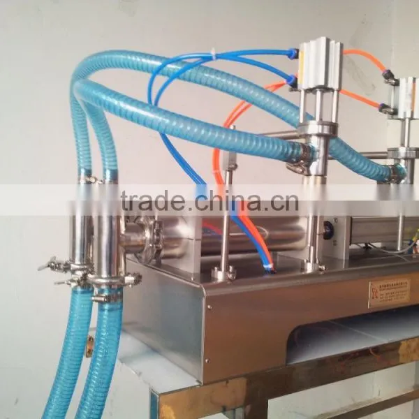 Small Full Pneumatic Double-head Glycerine Filling Machine (semi-auto Liquid Filler, Water Filler ) photo-5