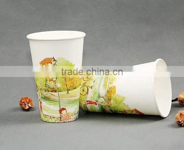 China Manufacture Wholesale Custom High Quality Hot Sale Disposable Custom Printed Paper Cup photo-2