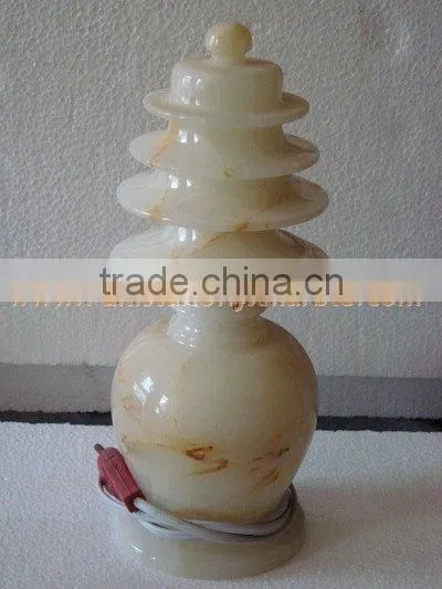 FACTORY PRODUCUNG FINE QUALITY LATEST DESGINE ONYX LAMPS HANDICRAFTS photo-3