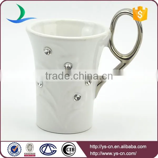 Diamante Silver Plated Ceramic Chinese Tea Set photo-2