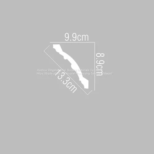 Crown Molding Trim With Rose Design photo-2