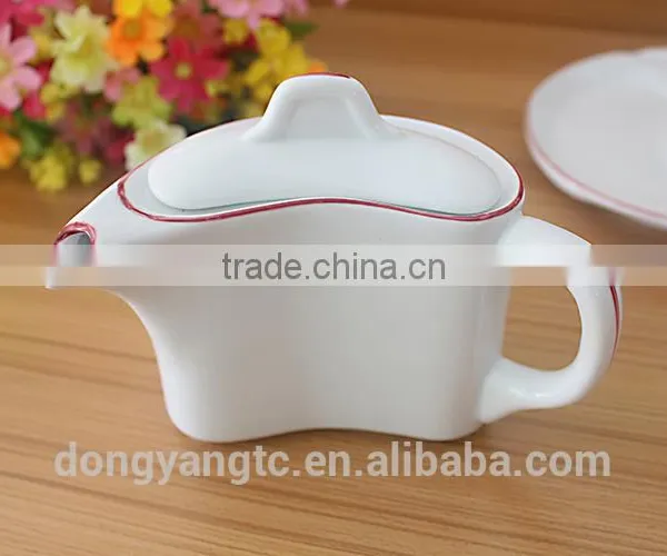 China Manufacturers Custom Design Ceramic 5pc Breakfast Tea Set photo-5
