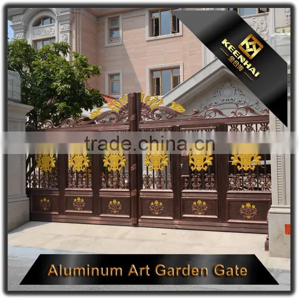 Modern Decorative Cast Aluminum Villa Outdoor Gate Design photo-5
