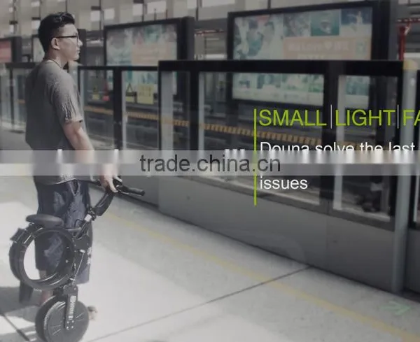 Super Cool Foldable Douna K1 Light Mini Portable Electric Bicycle With Lithium photo-2