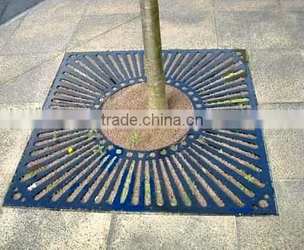 FO-9T06 Hot-selling Cast Iron Tree Perforated Strainer Tree Pool Cover photo-5