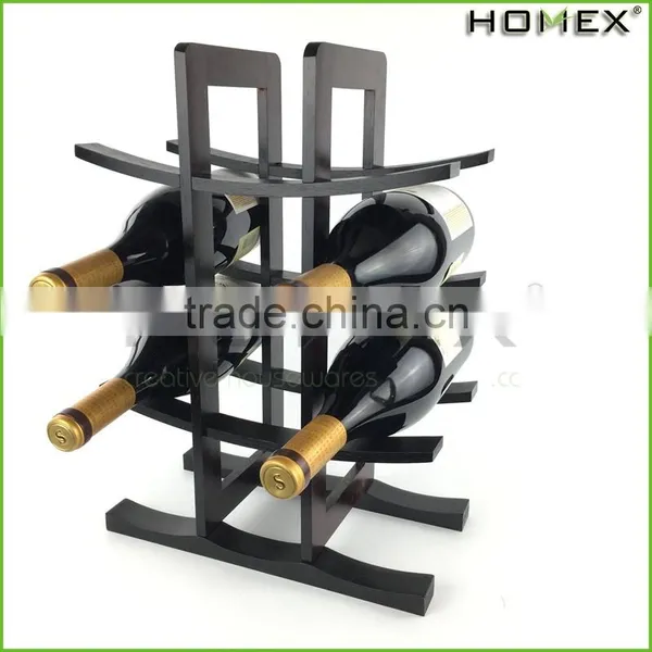 Bamboo Tabletop Wine Rack Wine Shelves Homex BSCI/Factory photo-3