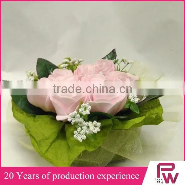 High Quality Wholesale Artificial Silk Decorative Spring Flower for Wreath photo-2
