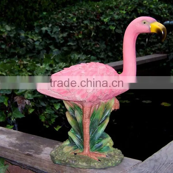 Promotion Handmade Decorative Polyresin Garden Flamingo Statue photo-3
