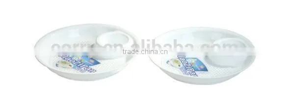 Plastic Dumpling Dish/fruit Dish/Fries Plate With Sauce Dish Plate photo-2