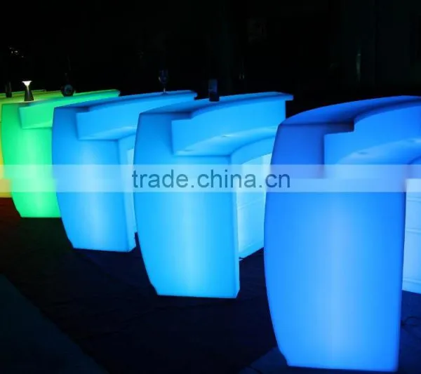 Elegant Led Light Bar Furniture, Cheap Led Light Table, Cheap Portable Bars Counter photo-5