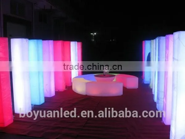 Led Illuminated Lighting Column Stand Furniture photo-2