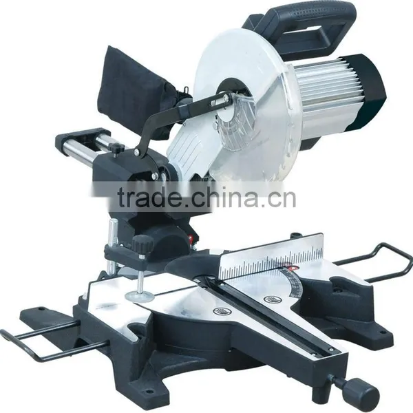 Latest 1900w 15A 305mm 12in Slide Compound Miter Saw Aluminium Cutting Electric Industrial Miter Saw photo-3