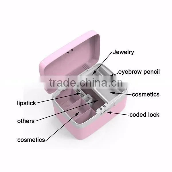 As Seen on TV Lockable Plastic Cosmetic Box