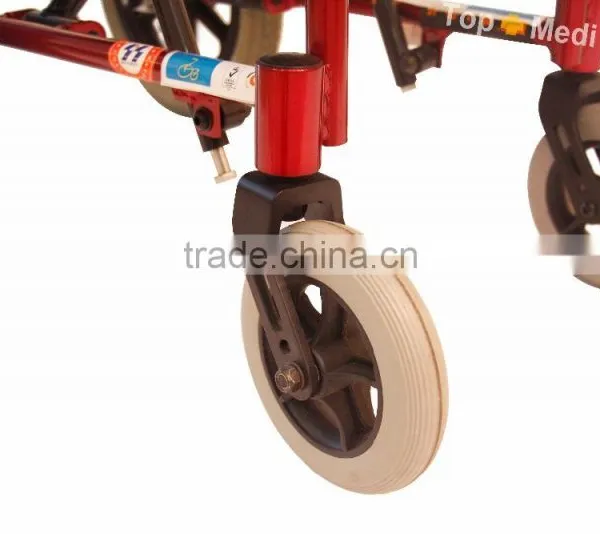Lightweight Manual Foldable Aluminum Disabled Baby Wheelchair for Cerebral Palsy Children photo-2