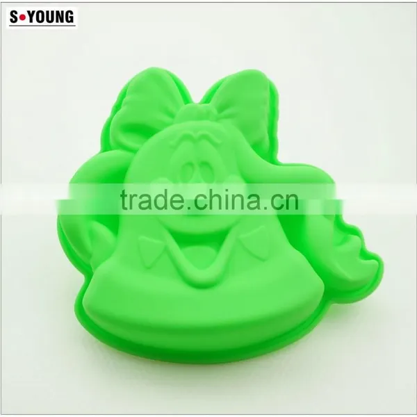11171 Funny Snowman Shaped Silicone Cake Mold photo-6
