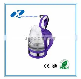 1.7L Glass Heating Element Kettle With Color Changing photo-6