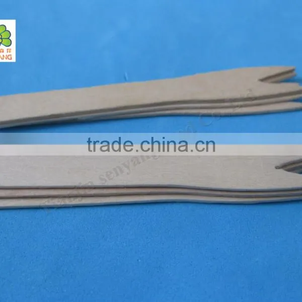Round Apple Stick Wood Fruit Fork photo-5