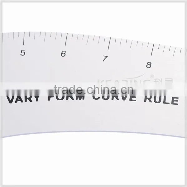 Kearing High Quality 18" Metal French Curve Rulers Vary Form Rulers For Designing # 6218A photo-2