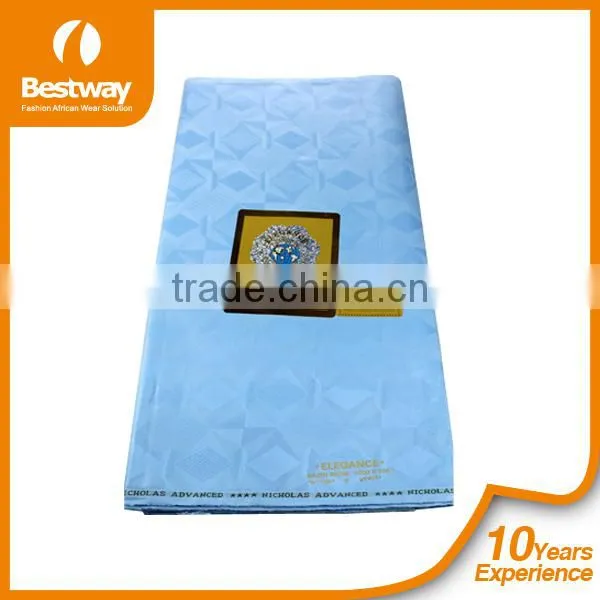 Promotion African Cotton Bazin Riche Fabric in Brocade Fabric BZ0004 Bazin