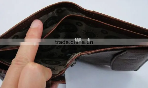 Fashion Men Cowhide Skin Purse Leather Wallet for Men photo-2