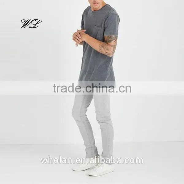 2017 Summer Man T-shirt Blank Branded Logo Cheap Apparel Cotton Stone Washed T-shirts photo-4