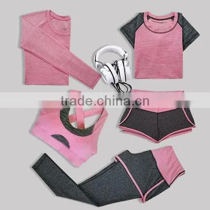 2017 Factory Yoga Products Polyester Spandex Mixed Printing Yoga Clothes Suit