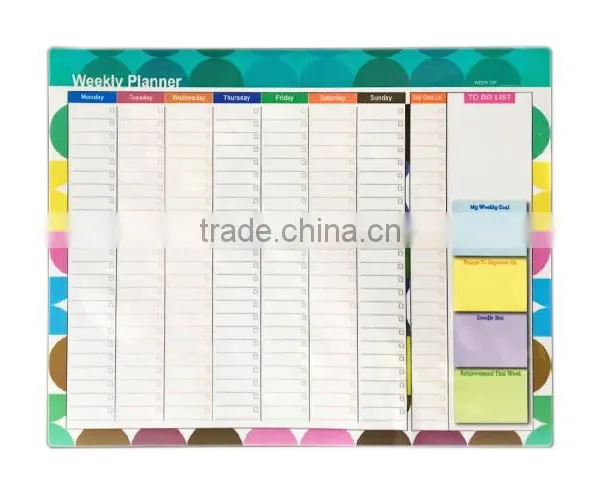 Children Magic Writing Board Reuse and Cleanable Stick Free Planner Board With Marking Pen photo-3