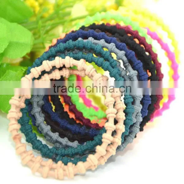 Ladies Elastic Rubber Hairband ,Hair Ponytial Ring photo-3