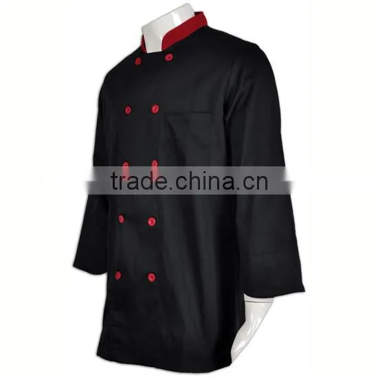 Factory Directly Purchase Fast Food Restaurants Uniform Black photo-2