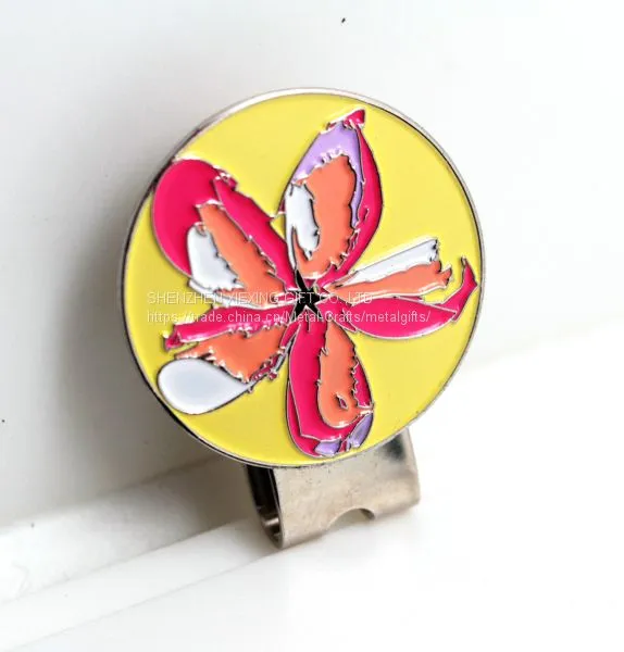 Custom Magnetic Golf Hat Clip With Ball Marker photo-4