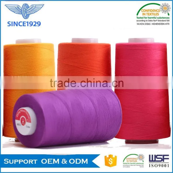 ISO9001 Certified Poly Core Spun Sewing Thread