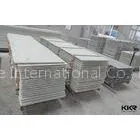 Personalized Matte White Acrylic Solid Surface Stone Slab Sheets