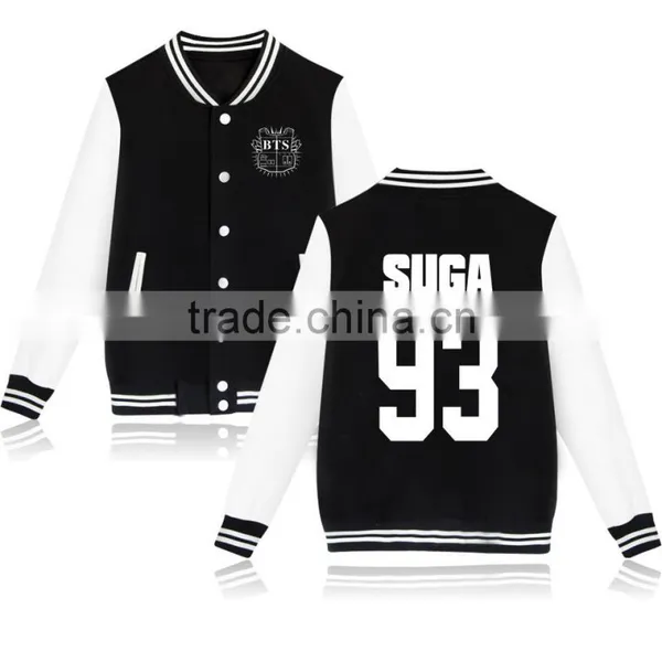 Kpop BTS In Bloom Sweatershirt Sweater Jung Kook Hoodie Bsaeball Uniform photo-5
