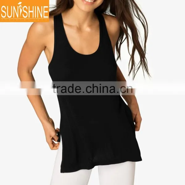 2017 Women Yoga Fitness Shirt Wholesale Dry Fit Shirts Loose Custom Fitted Tops photo-2