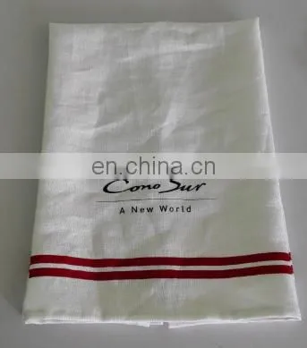 High Quality Linen/cotton Printing /vintage Tea Towels in White Color photo-5