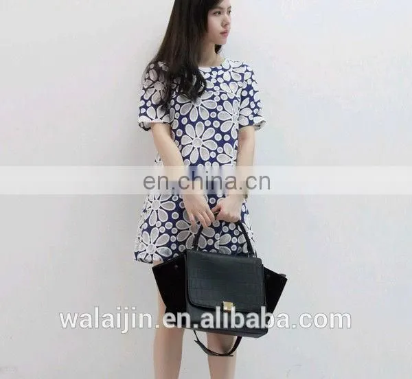 Wholesale Short Sleeve Ladies Daily Beautiful Dress photo-2