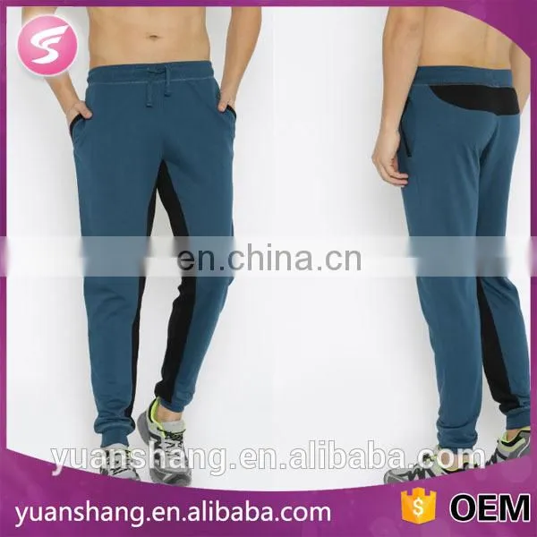 Wholesale splicing color fashion comfortable track pants