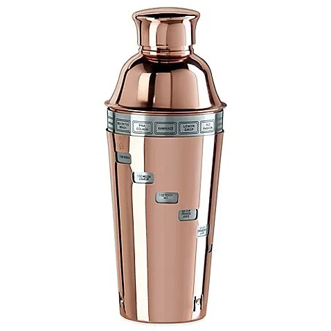 Antique Simple Style Metal Cocktail Shaker 550ml
