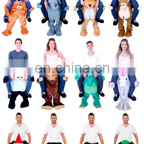 Funny Piggyback Ride On Costume Pick Me Up Reindeer Costume photo-5