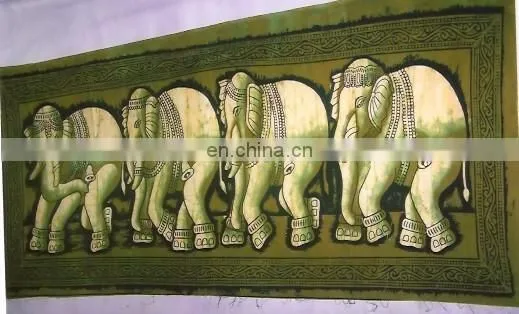 Batik Printed INDIAN GODS PRINTED WALL HANGINGS photo-3