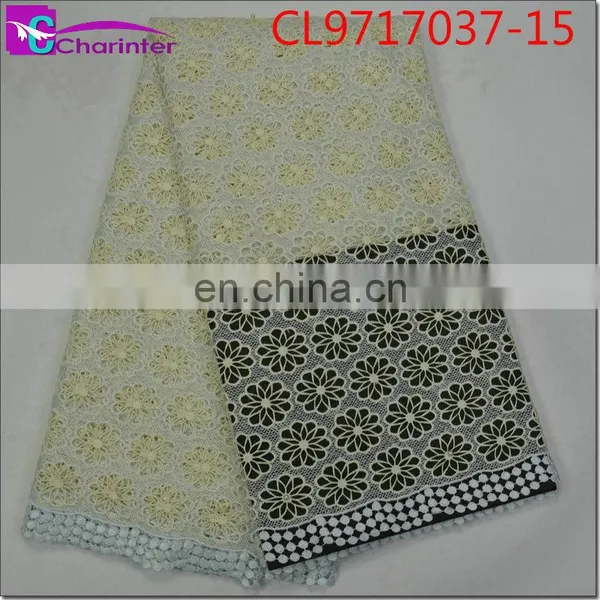 Hot Sale African Guipure Lace Fabrics CL9717037 photo-5